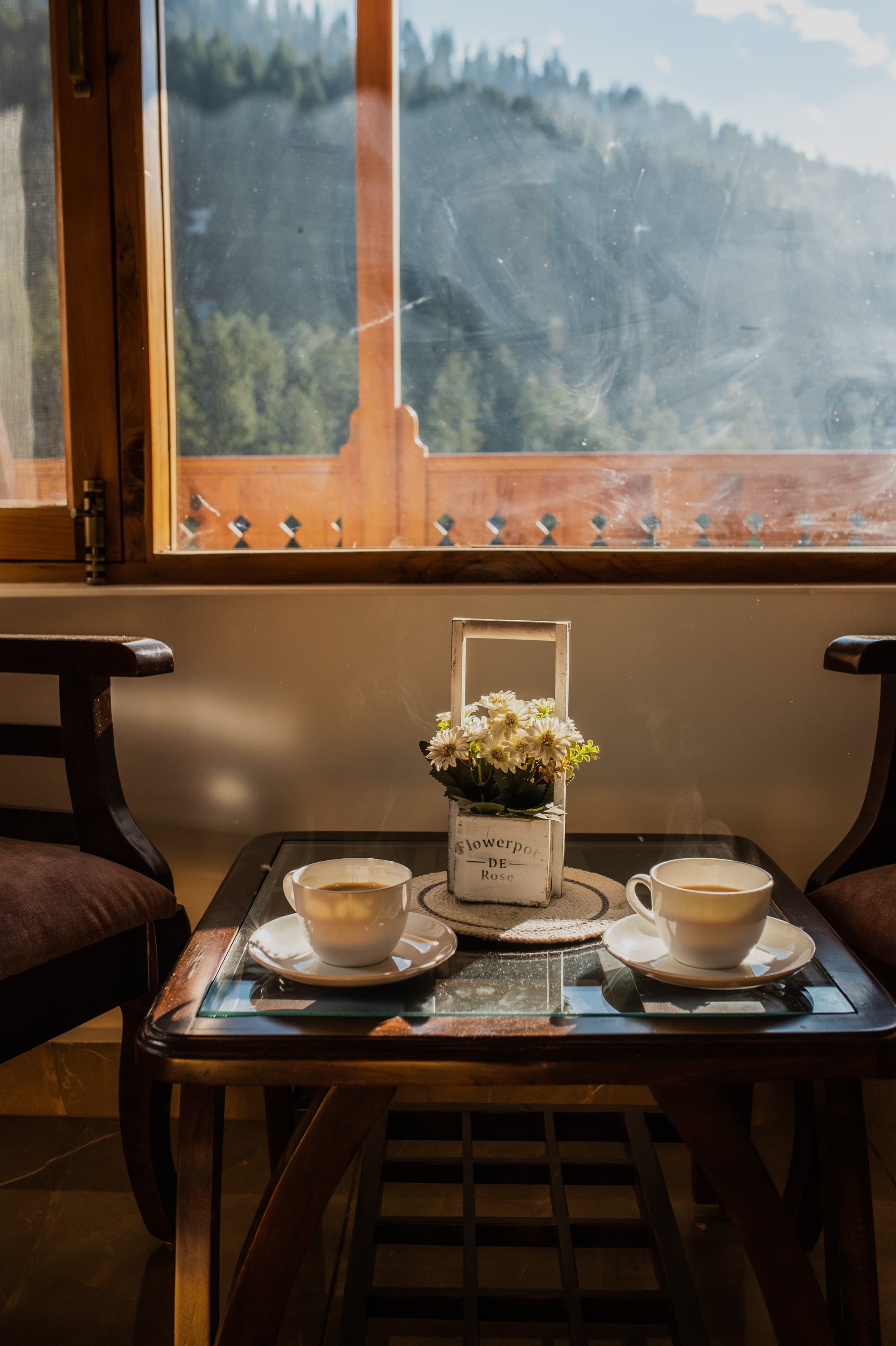 Mountain silhouettes